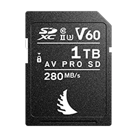 AV PRO SD V60 memory card with 1 TB capacity displayed on a neutral background.