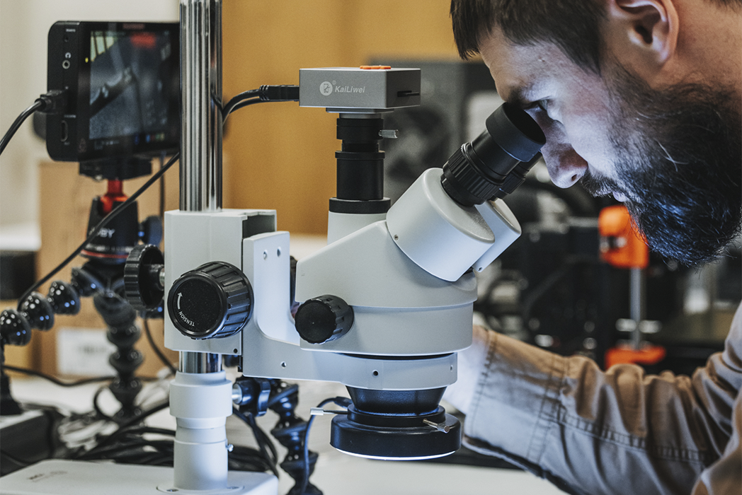 Angelbird engineers assembling and testing storage media products in-house