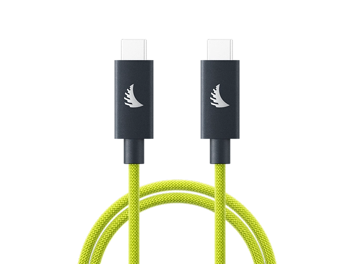 Product image USB-C 4.0 Solid Flex™ Cable Lime 32 cm | 1 ft